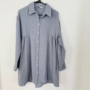Zara breezy linen coastal chic dress